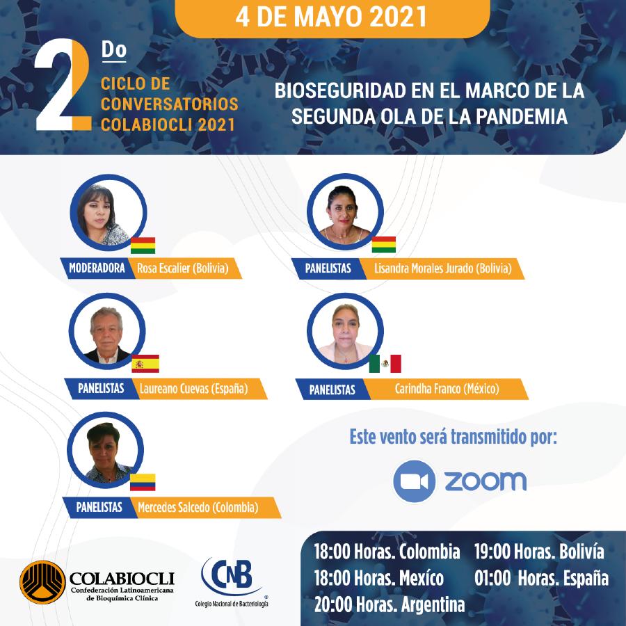 Conversatorio N°3 BIOSEGURIDAD EN EL MARCO DE LA SEGUNDA OLA DE LA PANDEMIA