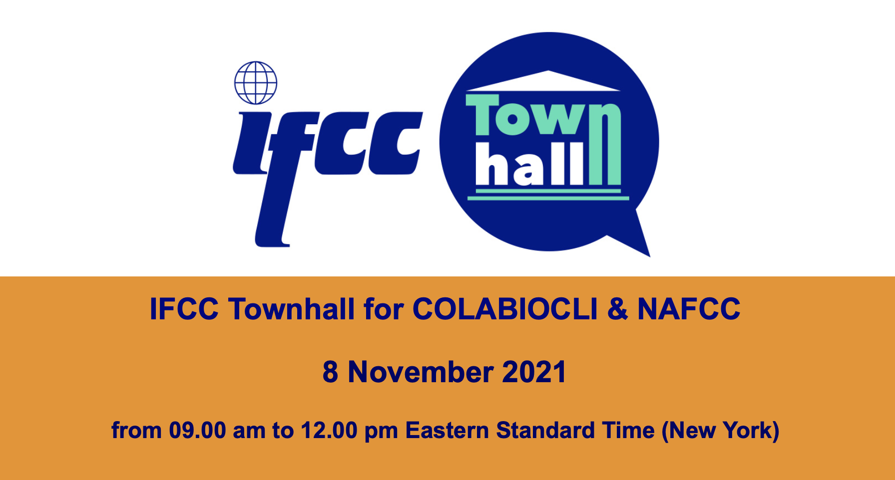 IFCC TOWNHALL COLABIOCLI y NAFCC
