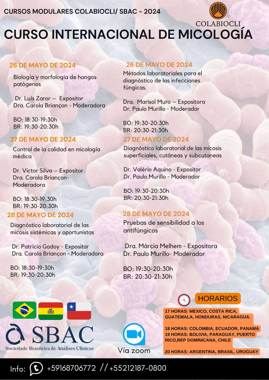 CURSO INTERNACIONAL DE MICOLOGÍA 2024